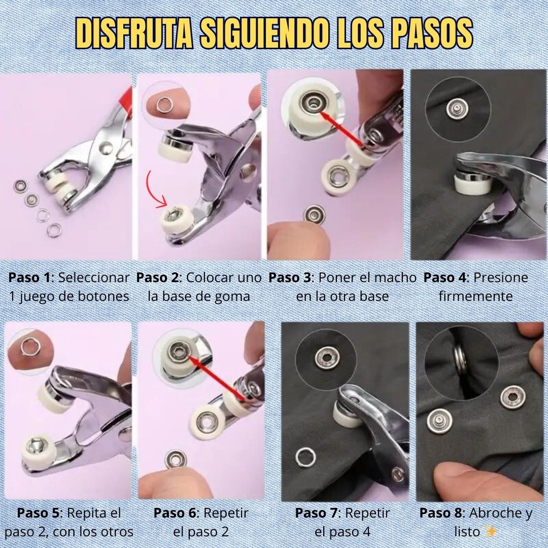 PINZA BOTONERA PREMIUM DE 400 PIEZAS